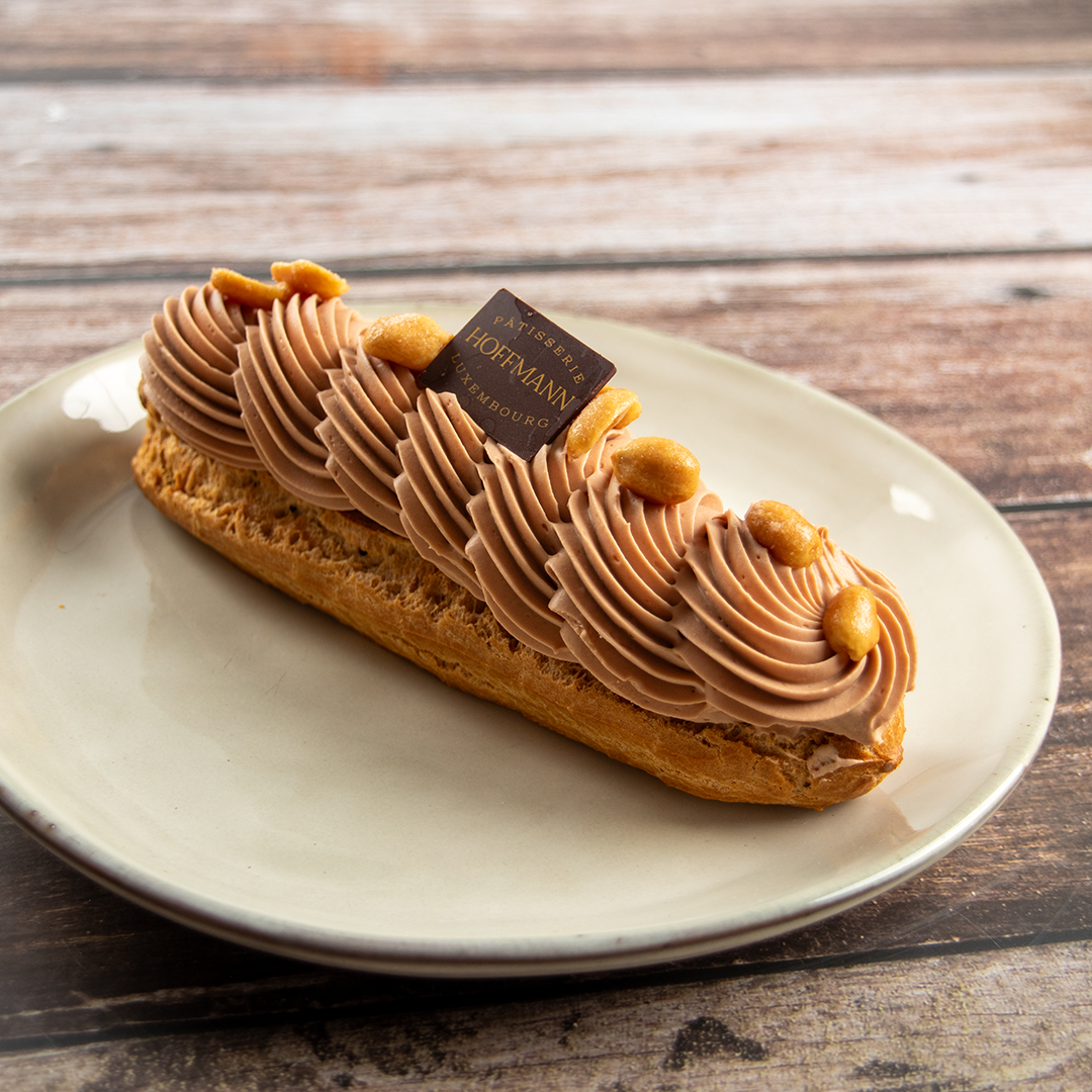 Eclair cacahuetes caramel