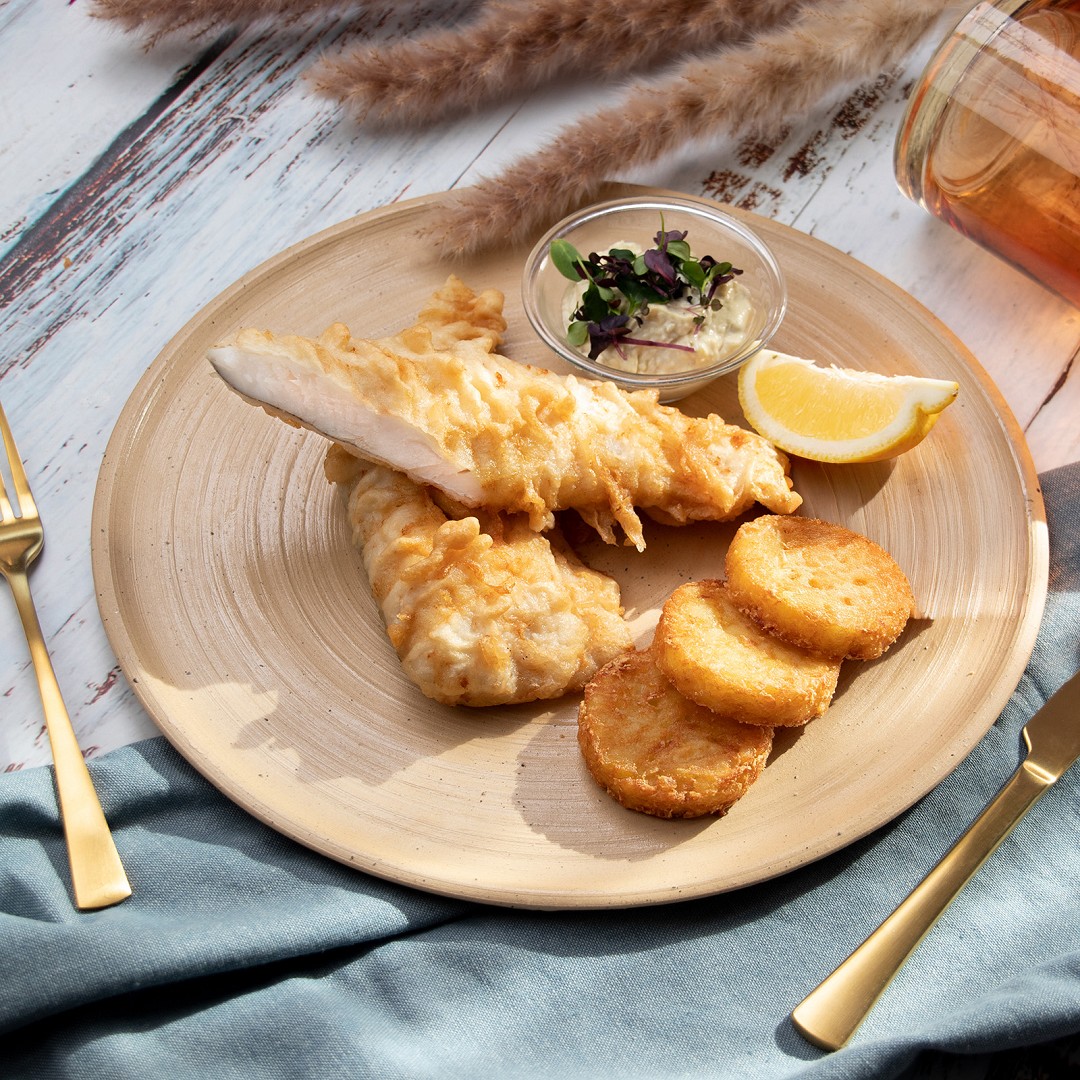 Filet de Poisson frit et röstis